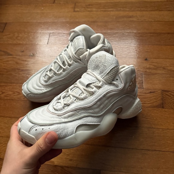 Adidas Originals 98 x Crazy BYW Cloud White Shoes - Picture 2 of 11